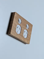 Oak Double Outlet
