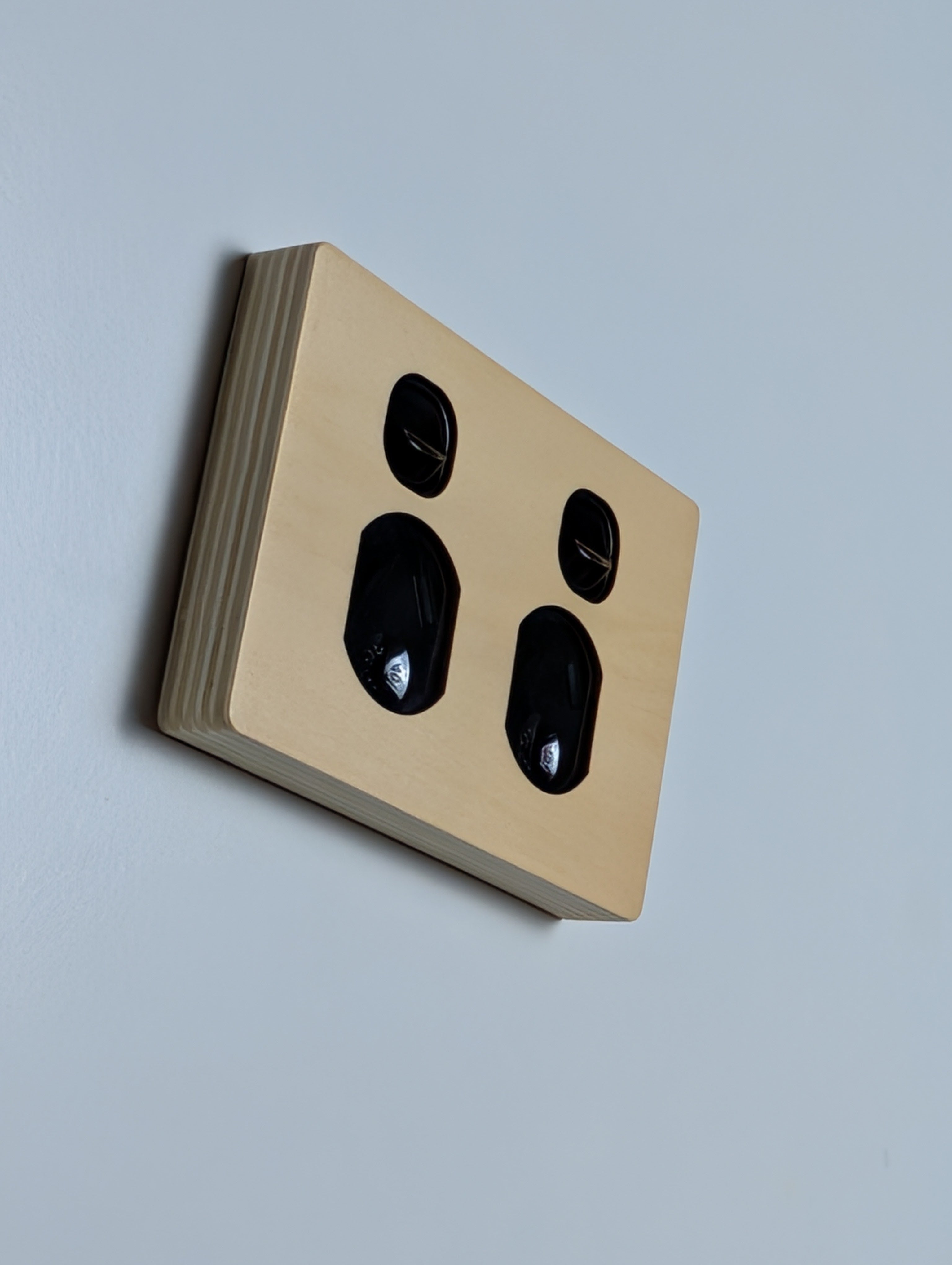 Plywood Double Outlet
