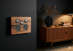 Blackbutt Double Outlet With Centre Switch