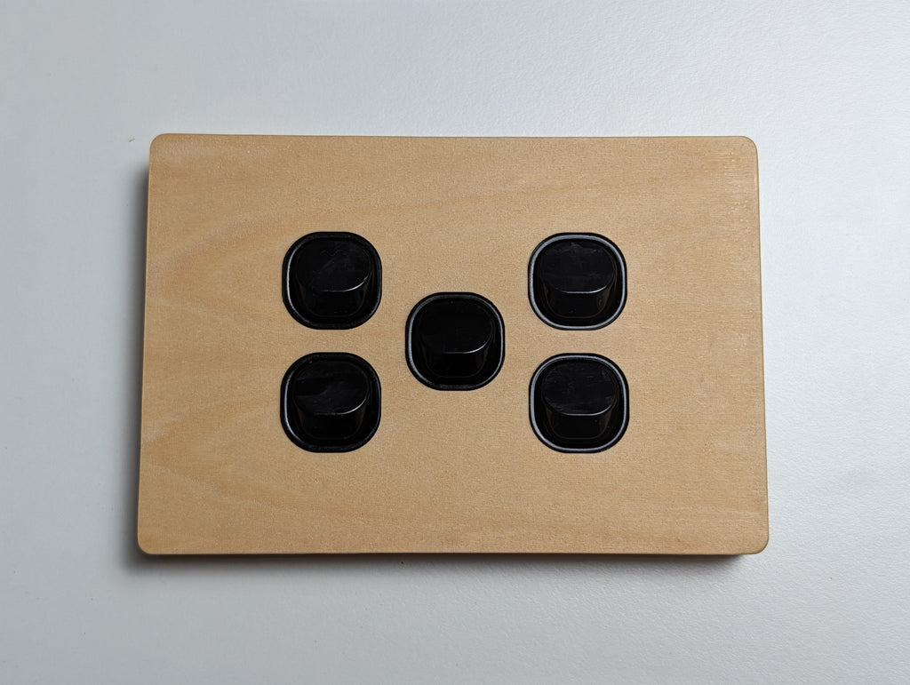 Plywood 5 Gang Cover