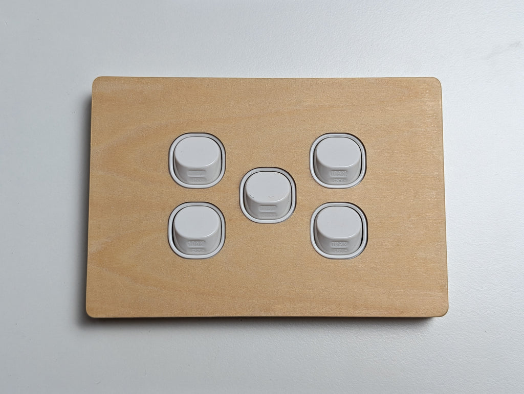 Plywood 5 Gang Cover