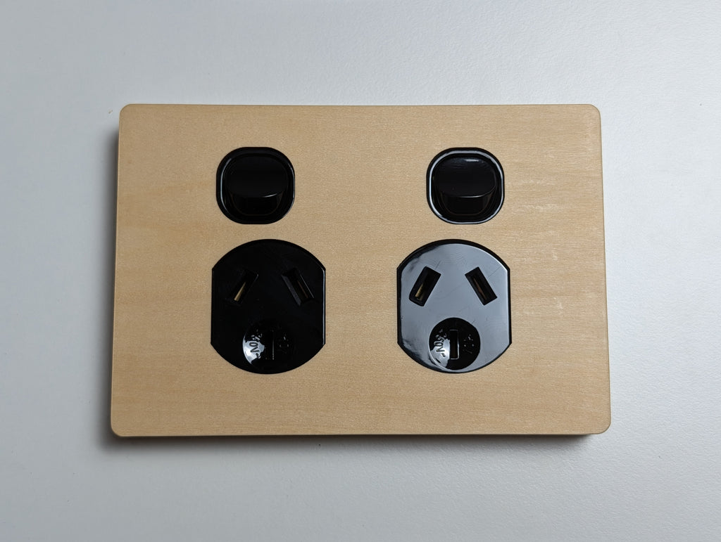 Plywood Double Outlet