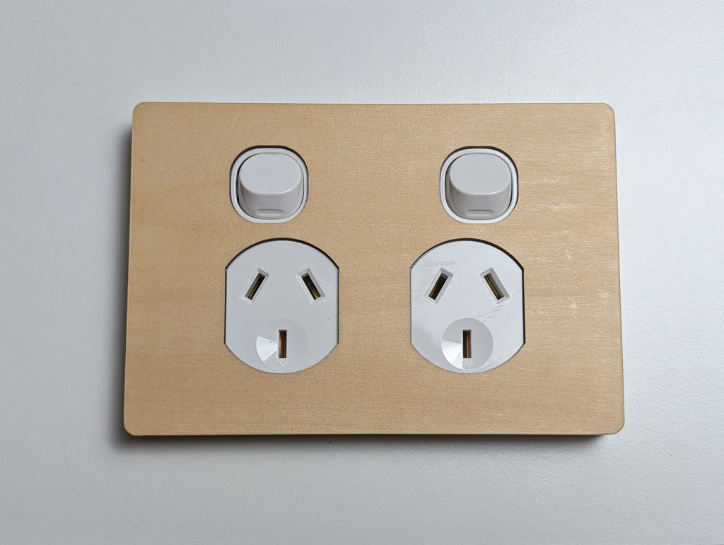 Plywood Double Outlet