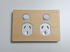 Plywood Double Outlet