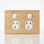 Bamboo Double Outlet