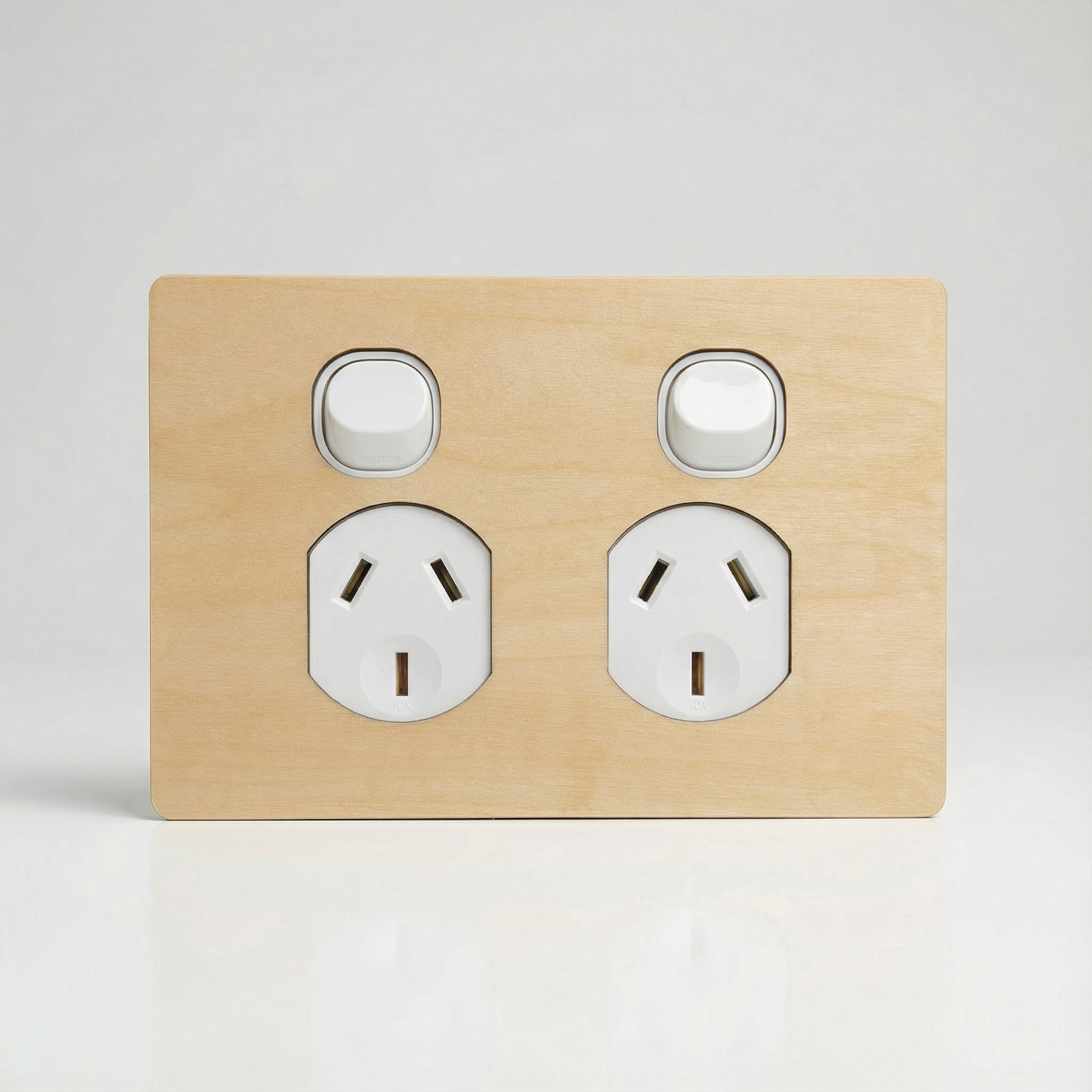 Plywood Double Outlet