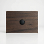 Walnut 1 Gang Cover