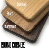 Double Power Outlet Vertical Timber Plate